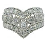 Brilliant 1.62 ct Diamond Designer Ring