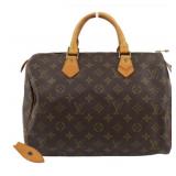 Louis Vuitton Monogram Speedy 30 Handbag