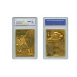 23K GOld Shaquille O'Neal Rookie Card