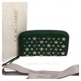 Jimmy Choo Star Studded Zippy Wallet