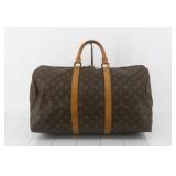 Louis Vuitton Monogram Keepall 50 Boston Bag