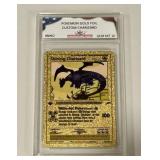 Pokï¿½mon Gold Custom Charizard Card