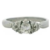 Platinum 4/5 ct Natural Brilliant Diamond Ring