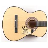Autographed Ozzy Osbourne Acoustic Guitar