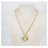 Yves Saint Laurent Fashion Gold Necklace