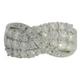 Platinum 1.00 ct Natural VS Diamond Ring