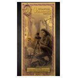 $50 - 1/20 oz Gold Gold Back Oklahoma Alt Currency