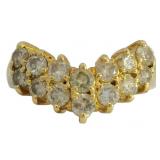 18kt Gold 1.00 ct Natural Brilliant Diamond Ring