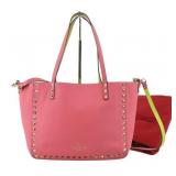 Valentino Garavani Studded Lock Leather Tote Bag