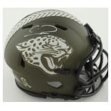 Autographed Calvin Ridley Jaguars Mini Helmet