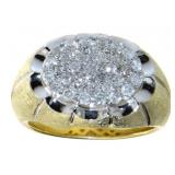 Kentucky Cluster 1.00 ct Gent's Diamond Ring