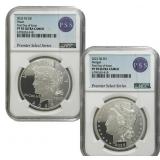 2023 Fiji NGC MORGAN & PEACE PF70 SET