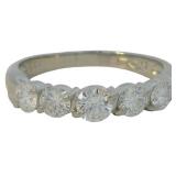 Platinum 1.00 ct Natural VS Brilliant Diamond Ring