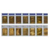 23K Gold Star Wars Card Set