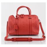 MCM Leather Boston Bag