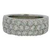 Platinum 2.00ct Natural VVS Brilliant Diamond Ring