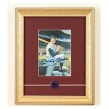 Autographed Mickey Mantle Yankees Photo