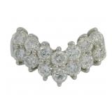 Platinum 1.08 ct Natural Brilliant Diamond Ring