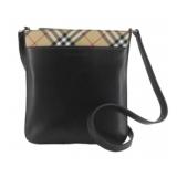 Burberry Diagonal Nova Check Shoulder Bag