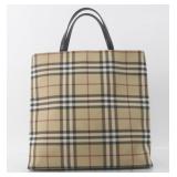 Burberry Nova Check PVC Tote Bag