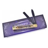 Silverhorse Whittler Jig Bone Titanium Blade Knife