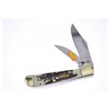 Steel Warrior Stag Bone Resin Locking Copperhead