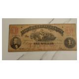 1862 $1 Virginia Treasury Note