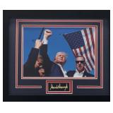 Donald J. Trump Assassination Attempt Framed Photo