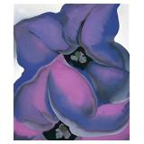 Purple Petunias c. 1925 Canvas by Georgia O'keeffe
