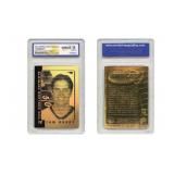 23K Gold Tom Brady Laser Line Card