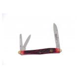 Hen & ROoster REd Picked Bone Knife