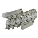 Platinum 3/4 ct Natural Brilliant VS Diamond Ring