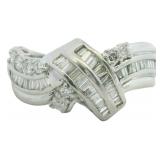 Platinum 1.07 ct Natural Brilliant Diamond Ring