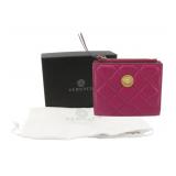 Versace Medusa Logo Leather Quilted Bi-fold Wallet