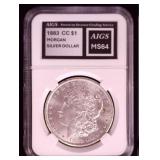 1883 Carson City MS64 Morgan Silver Dollar