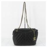 Chanel Lambskin Coco Charm Shoulder Bag