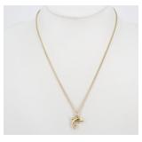 Christian Dior Dolphin Top Necklace