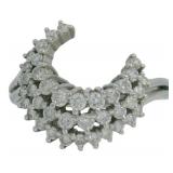 Platinum 3/5 ct Natural Brilliant Diamond Ring