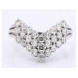 Platinum 1.01 ct VVS Natural Diamond Ring