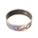Hermes Wide Carousel Bangle Bracelet