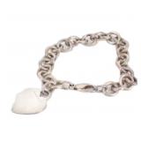 Tiffany Heart Tag Chain Bracelet
