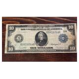 1914 $10 United States Federal Reserve Bank Note