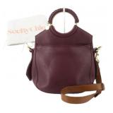 CHLOE Purple Leather 2 Way Shoulder Bag