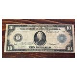 1914 $10 United States Federal Reserve Bank Note