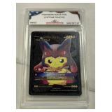 Pokï¿½mon Black Foil Custom Pikachu Card