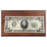 1928 $20 Federal Reserve Bank Note