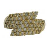 18k Gold 1.00 ct Natural Brilliant Diamond Ring