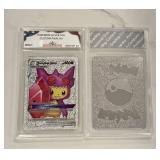 Pokï¿½mon Silver Foil Custom Pikachu Card