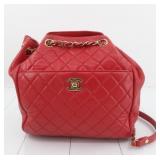 Chanel Matelasse Coco Mark Chain Shoulder Bag