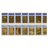 23K Gold Star Wars Card Set